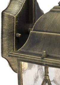 Lampă de perete exterioară inteligentă romantică bronz cu Wifi A60 - Londra