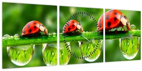 Tablou - Soarele celor șapte sori (cu ceas) (90x30 cm)