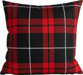 Husa pentru perna din microfibra ALBURY 45x45 cm, rosu