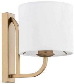 Aplica de perete design modern Maranello auriu, alb