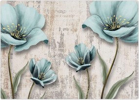 Tablou - Flori texturate (70x50 cm)