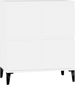 vidaXL Servantă, alb, 60x35x70 cm, lemn prelucrat