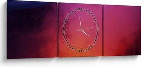 Tabloul - vulcan (cu ceas) (90x30 cm)