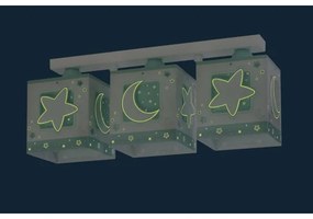 Dalber D-63233NH - Plafonieră copii MOONLIGHT 3xE27/60W/230V