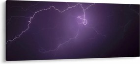 Tabloul cu fulger pe cer (120x50 cm)