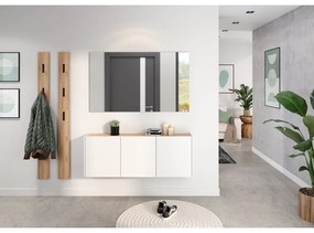 Pantofar alb suspendat cu aspect de lemn de stejar Libbiano – Germania