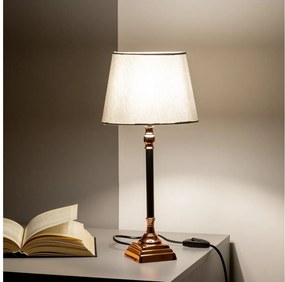 BRILAGI - Lampă de masă CERIA 1xE14/40W/230V Ø 20,5 cm negru/cupru/gri