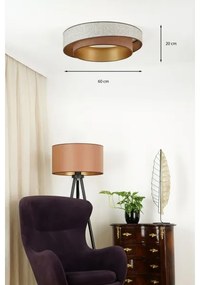 Plafonieră LED Brilagi VEGAS SHINE LED/24W/230V d. 60 cm maro