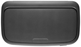 Coș Brabantia Bo Touch 1008855, 11+23 l, Deschidere lină și silențioasă, Deschidere mare, Gri închis