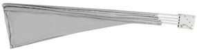 Umbrire pentru balcon tip evantai, 140 cm, 2 culori-gri