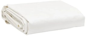 vidaXL Prelată, alb, 1,5x2 m, 650 g/m²