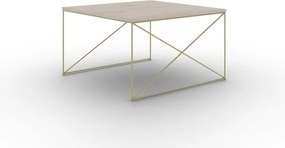 Masuta de cafea, Nelia, ADRK Furniture (Culoare: Auriu / Alb)