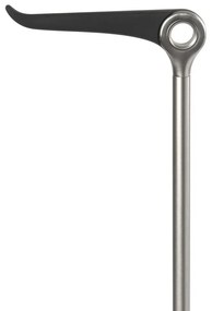 Suport pentru hârtie igienică argintiu lucios din oțel Tucan – Umbra