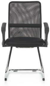 Scaun de birou Vire Skid negru H97 cm