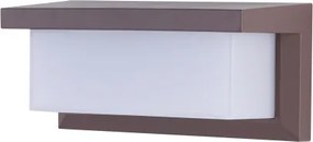 Brilagi - Aplică de exterior LED RGBW BRICKY 1xE27/15W/230V maro IP54
