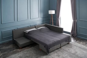 Coltar Extensibil Manama Corner Sofa Bed Right, Antracit