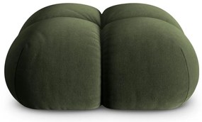 Taburet verde cu tapițerie din catifea Loretto – Cosmopolitan Design