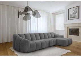 Colțar gri (cu colț pe partea dreaptă/cu șezlong) Shell – Miuform