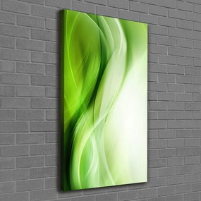 Imprimare tablou canvas Fundal valuri verzi