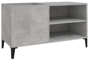 831953 vidaXL Dulap pentru discuri gri beton 84,5x38x48 cm lemn prelucrat