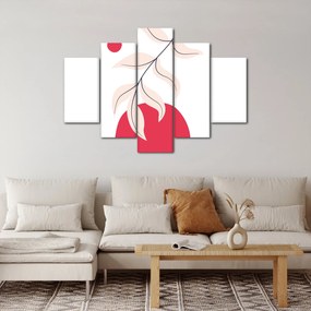 Tablou - Abstracție florală roz N⁰2 (150x105 cm)