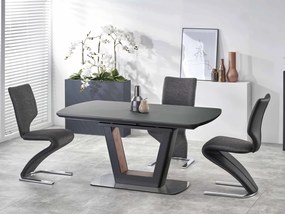 Masă de sufragerie extensibilă 160-240 cm Billie (antracit) (pentru 6 8 persoane). 1048719