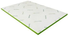 Topper saltea Bamboo Memory, 140x190 cm, 7 zone de confort, H 5 cm