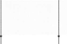 vidaXL Gard cu Stâlp Gri 1,4 x 10 m Oțel și PVC