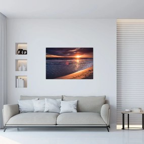 Tablou cu apus de soare (90x60 cm)