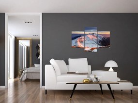 Tablou - Panoramă montană de iarnă II. (90x60 cm)