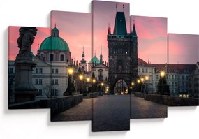 Tablou - Pe podul lui Carol,Praga (150x105 cm)