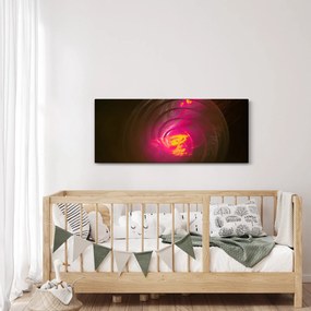 Tablou - abstacție cu spirala (120x50 cm)