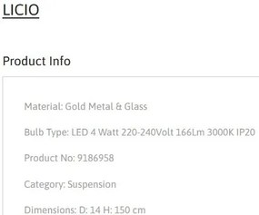 Lustra, Pendul LED design modern LICIO