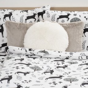 Lenjerie de pat din flanel 4Home Autumn Forest,140 x 220 cm, 70 x 90 cm, 140 x 220 cm, 70 x 90 cm