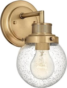 Quintiesse QN-POPPY1-HB-BATH - Aplică de perete pentru baie POPPY 1xE27/60W/230V IP44 auriu