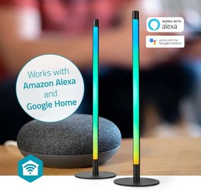 Nedis WIFILD10RGBW-SADA 2xLED RGBIC lampă birou LED 36W 2700-6500K + DO