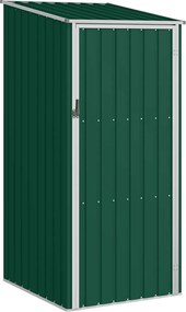 vidaXL Șopron de grădină, verde, 87 x 98 x 159 cm, oțel galvanizat