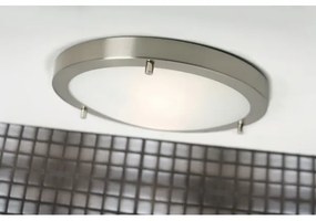 Nordlux ANCONA - Plafonieră pentru baie, 2 x E27, 40W, 230V, IP43, Ø 31,5 cm, crom mat