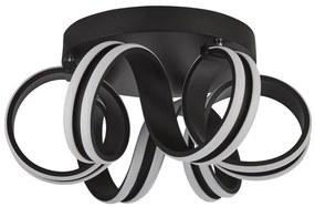Lustra LED aplicata design modern Belle negru