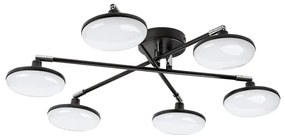 Lustră LED aplicată Rabalux 71063 MADI LED/24W/230V 3000K negru