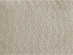 Canapea bej cu tapițerie din țesătură bouclé 234 cm Azra – Bobochic Paris