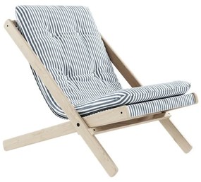 Fotoliu pliabil Karup Design Boogie Raw/Beach Blue