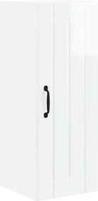 vidaXL Dulap de bucătărie Alb lucios 30 x 31 x 80 cm Lemn compozit