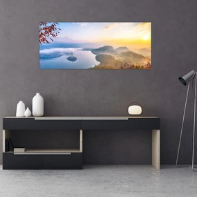 Tablou - Lacul Bled (120x50 cm)