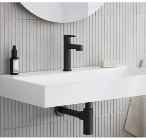 Ravak X070181 - Baterie pentru lavoar PURI 19,1 cm neagră