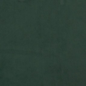 Cadru de pat, verde inchis, 140x190 cm, catifea Verde inchis, 25 cm, 140 x 190 cm