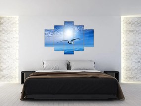 Tablou - Pescărușul peste mare (150x105 cm)