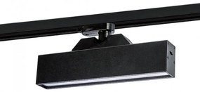 Spot LED directionabil pe sina LINNEA 29 TRACK 3Line CCT 12W negru