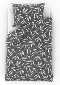 Lenjerie de pat din bumbac Kvalitex Osaka gri, 240 x 220 cm, 2 buc. 70 x 90 cm