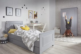 Birou pentru copii Ines alb L120 cm